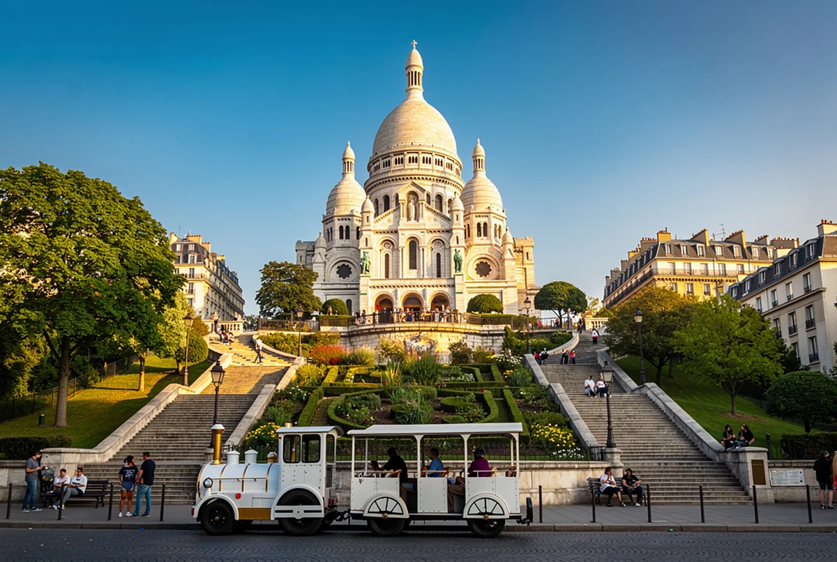 Montmartre Tourist Train Ride with Optional Seine Cruise Paris