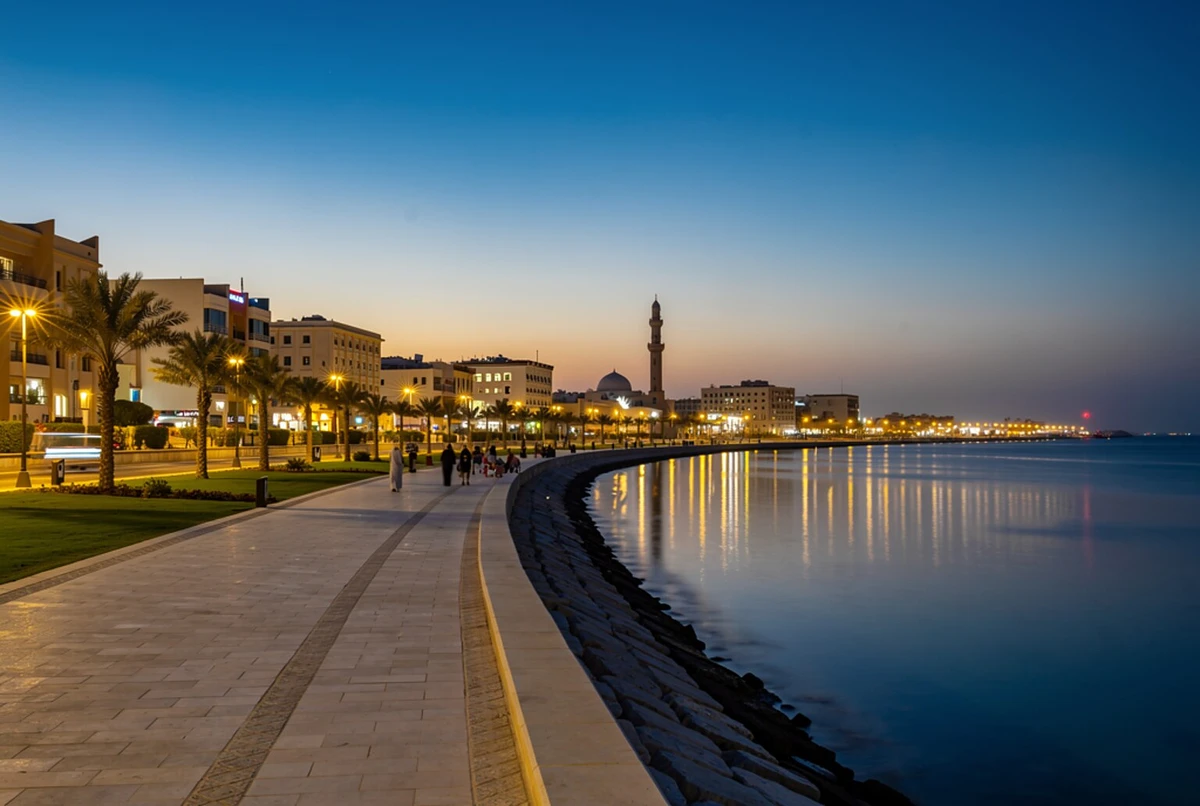 مطار الدمام إلى وسط الدمام