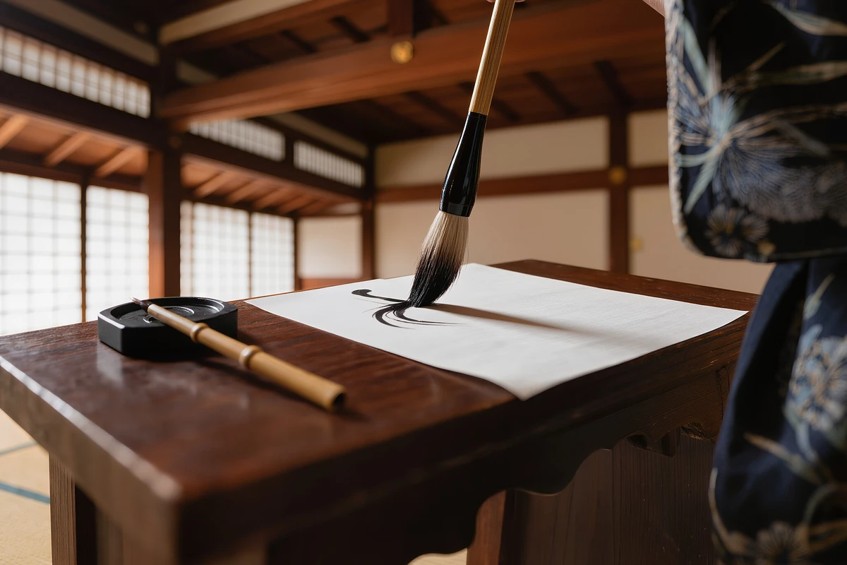 Miyajima Zen Temple Tea Ceremony & Calligraphy Experience