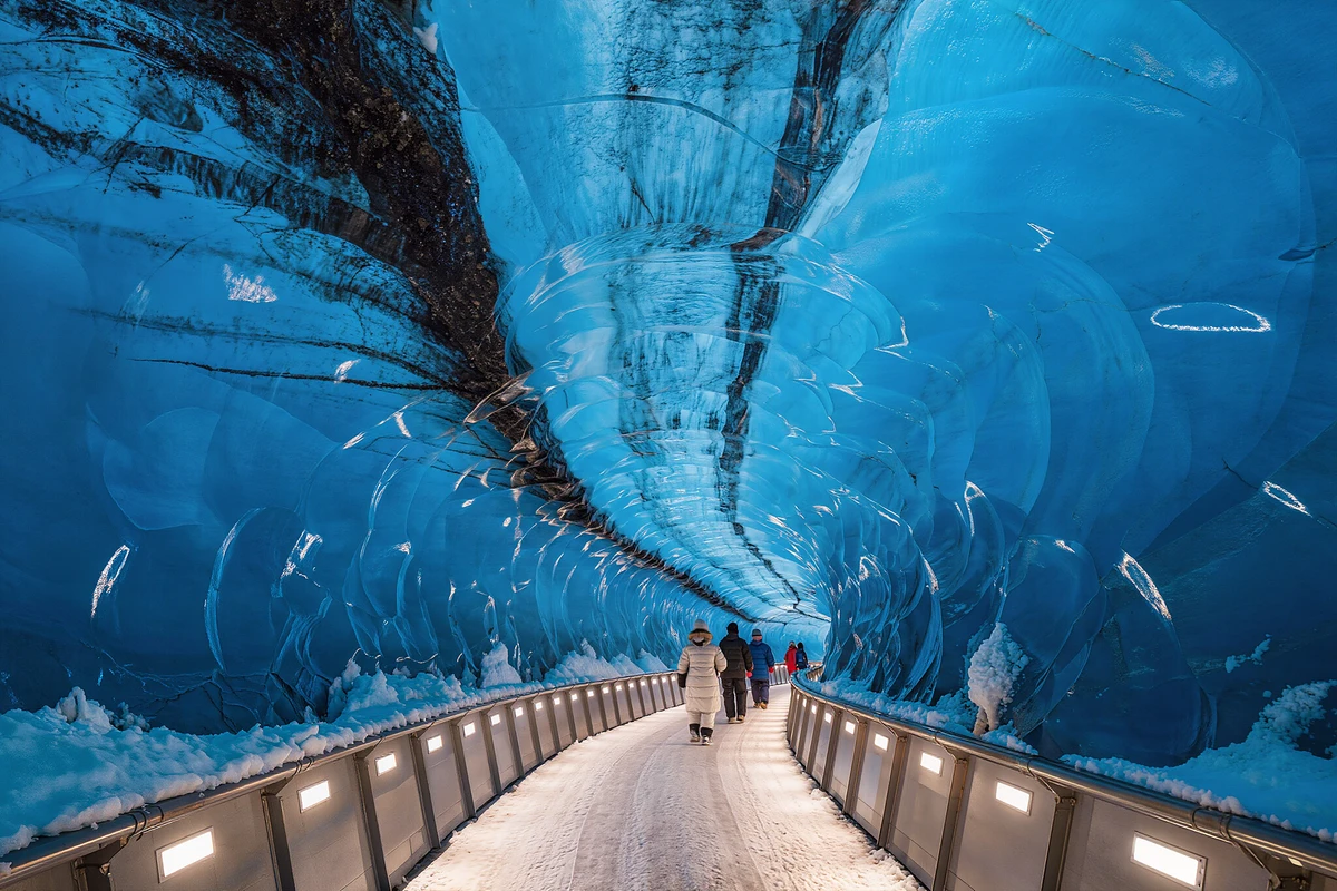 Langjokull Ice Tunnel & Glacier Monster Truck Tour from Husafell