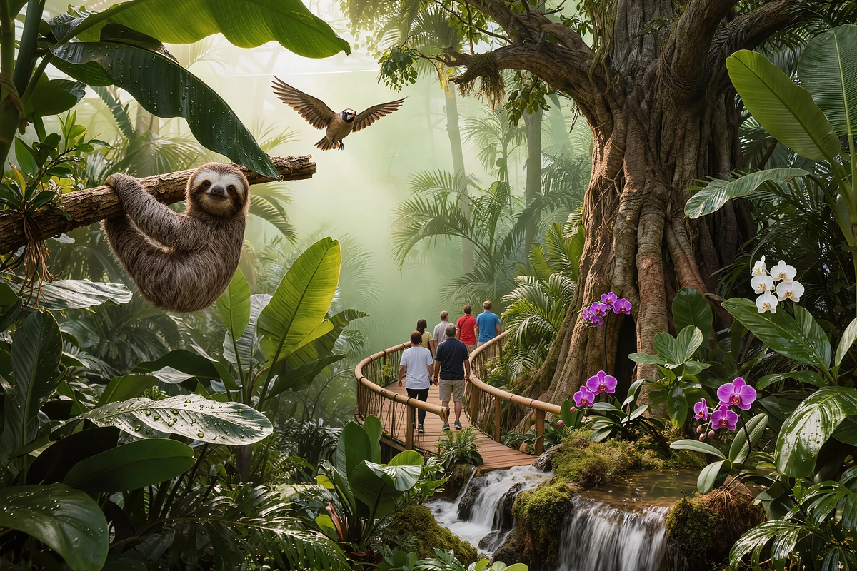 The Green Planet Indoor Rainforest Tickets City Walk Dubai