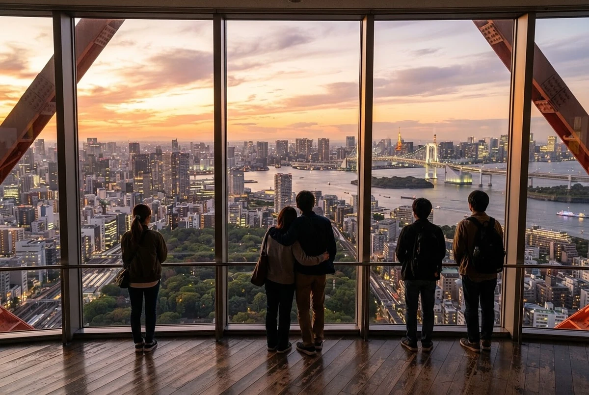 Tokyo Tower Main Deck & Top Deck Observatory Tickets