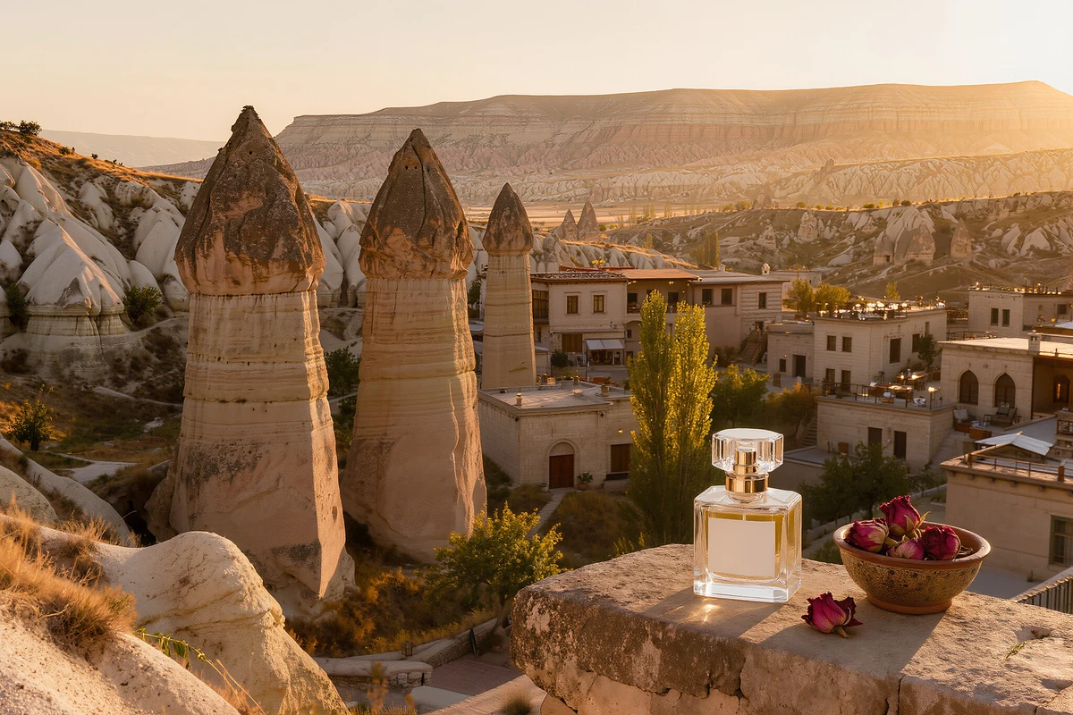 ورشة صناعة العطور على السطح في كابادوكيا