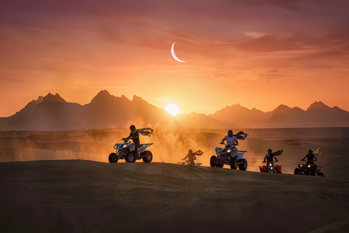 Hurghada Desert Quad Bike Safari with Camel Ride & Optional BBQ