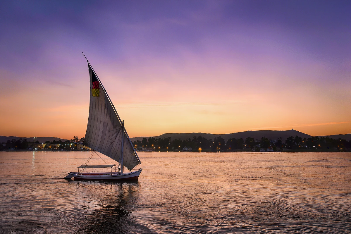 Private Sunset Felucca Sailing on the Nile Luxor
