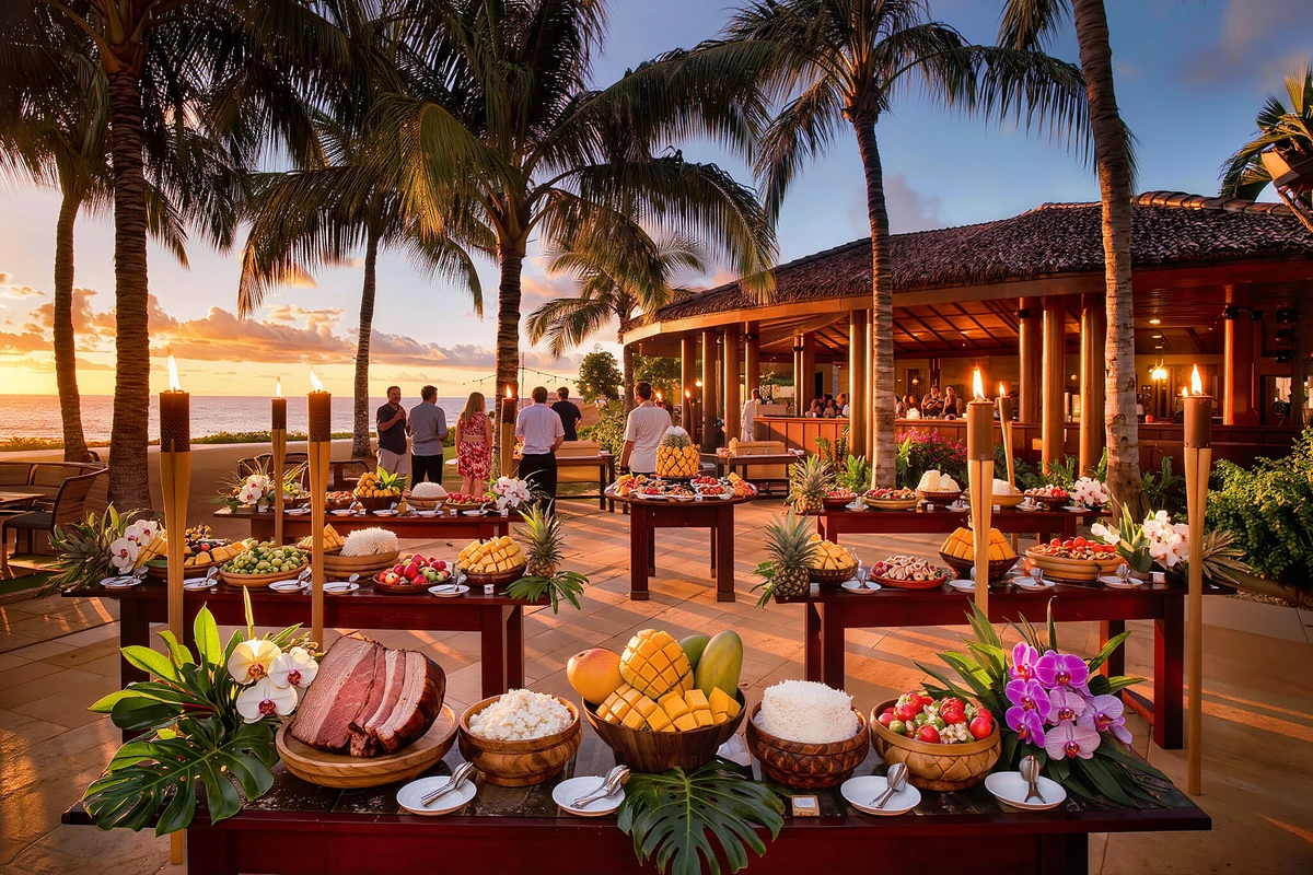 Luau Buffet Dinner and Hawaiian Show Kauai