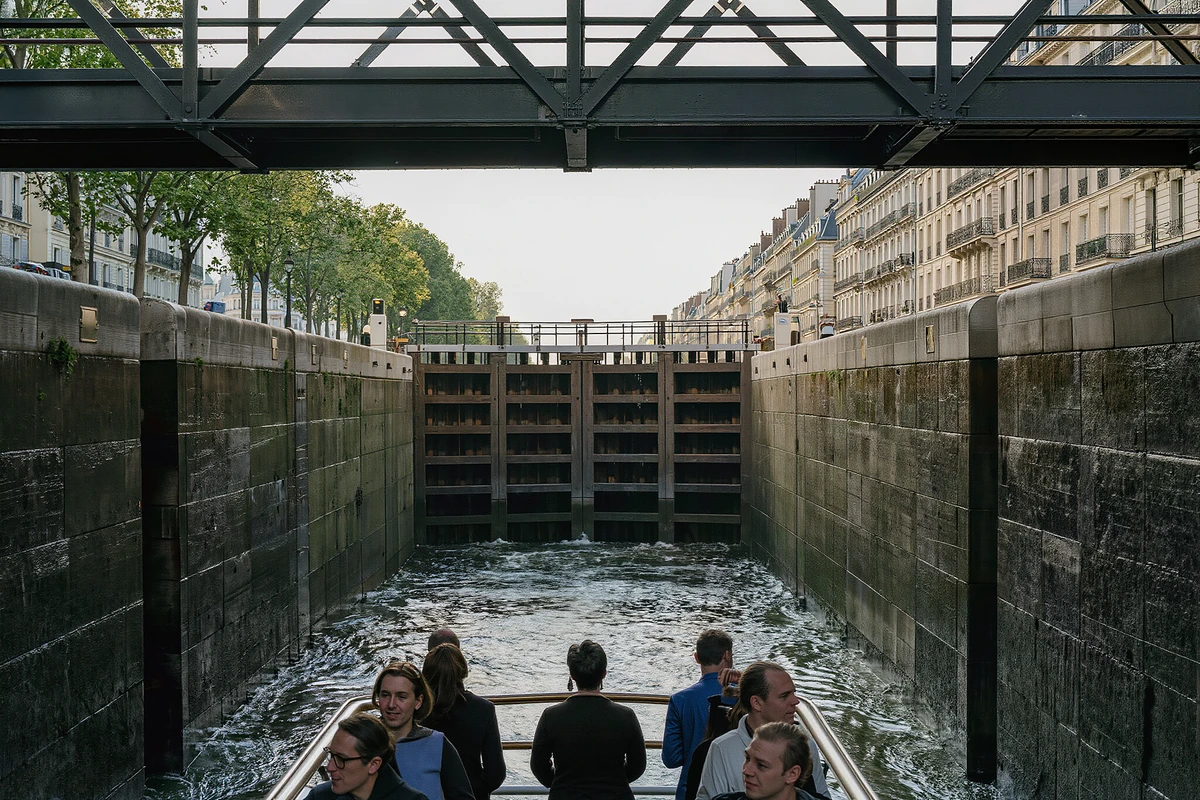 Canal Saint-Martin & Seine River Cruise through the Locks Paris