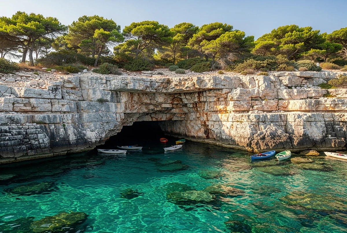 Sea Cave Kayak Tour with Snorkelling and Islands Pula