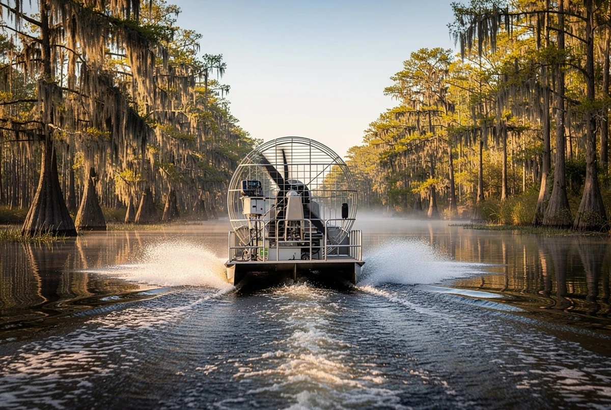High Speed Airboat Swamp Ride New Orleans