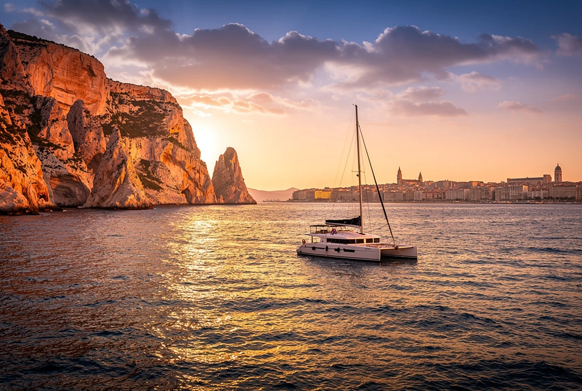 Calanques Catamaran Cruise with Paddleboarding Marseille