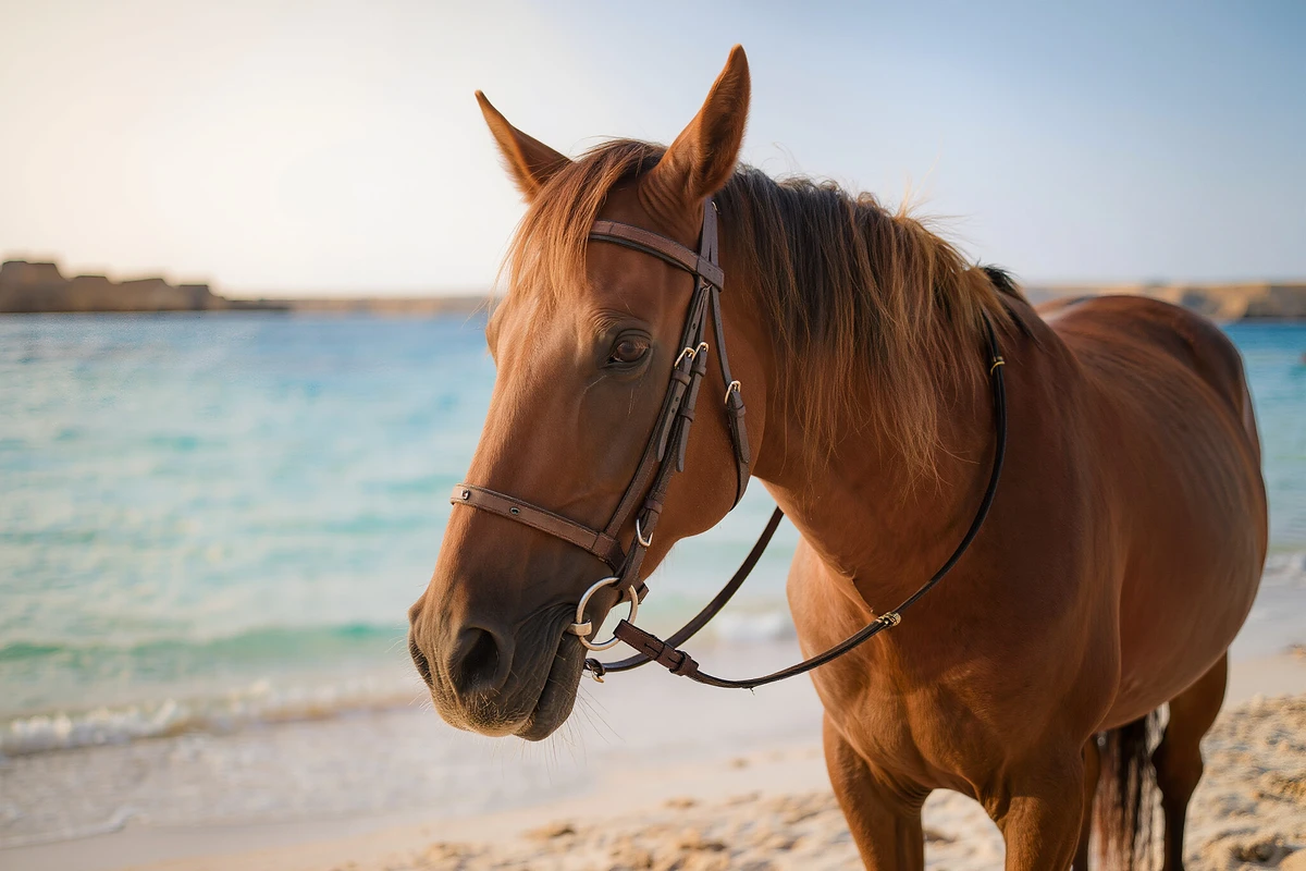 Horse Riding and Swimming with Horses in the Red Sea El Gouna