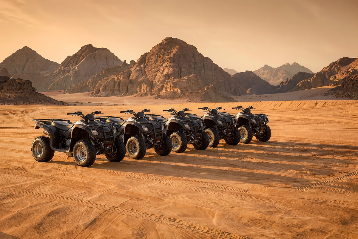 Desert Quad Biking with Bedouin Village and Camel El Gouna