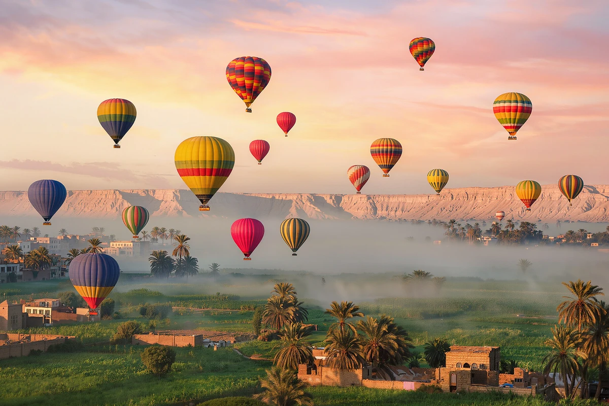 Hot Air Balloon with Full-Day Sightseeing Tour Luxor