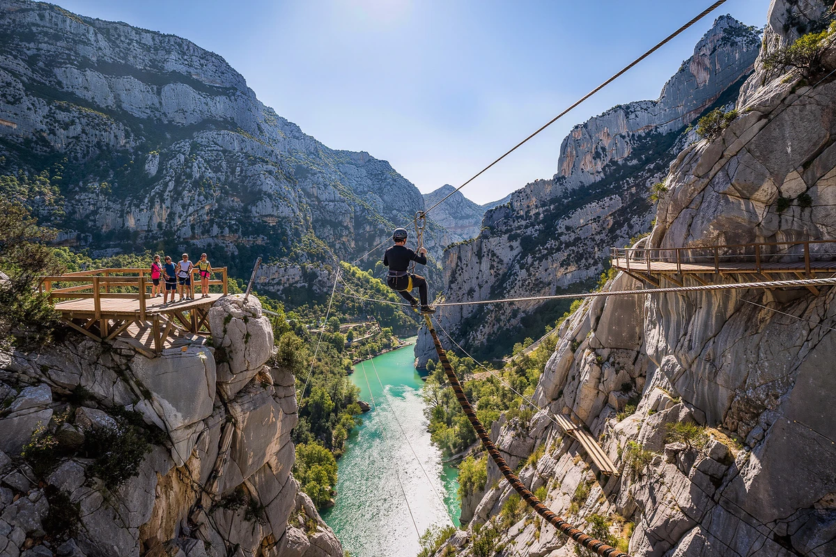 Omis Zipline over the Cetina Canyon