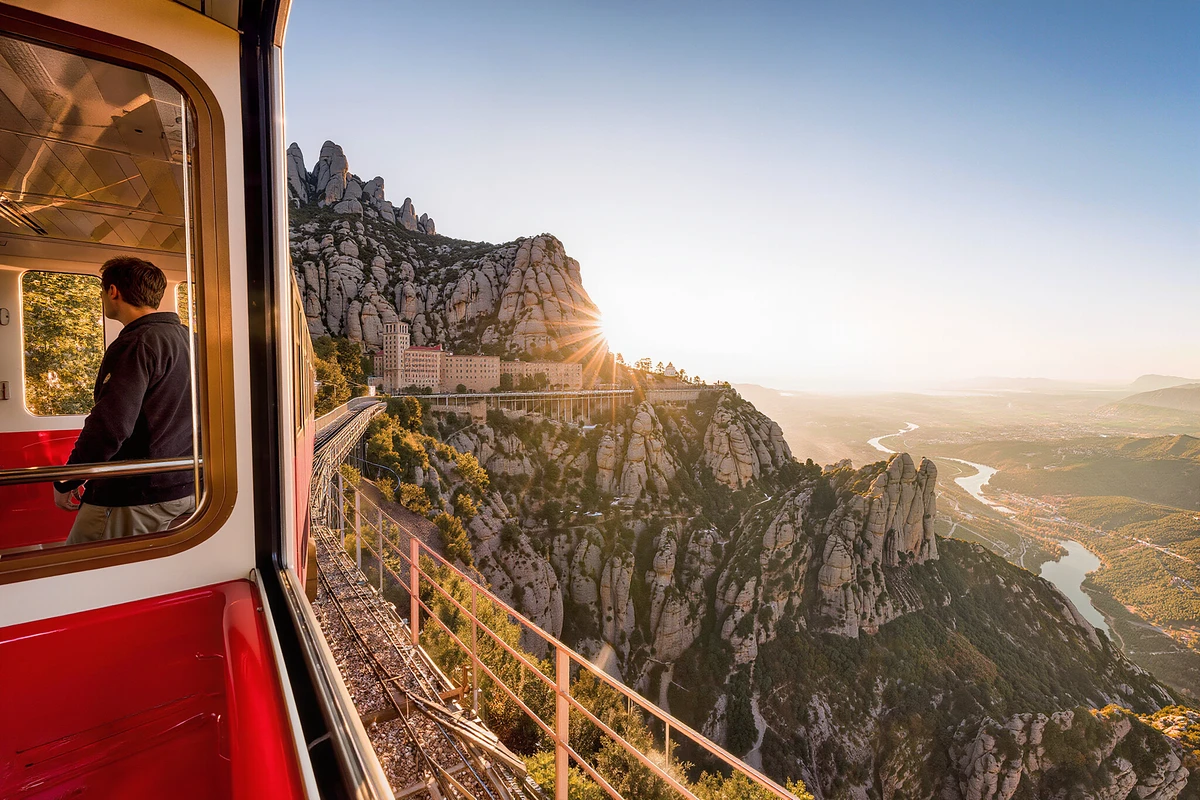 Montserrat Monastery & Cogwheel Train Tour from Barcelona