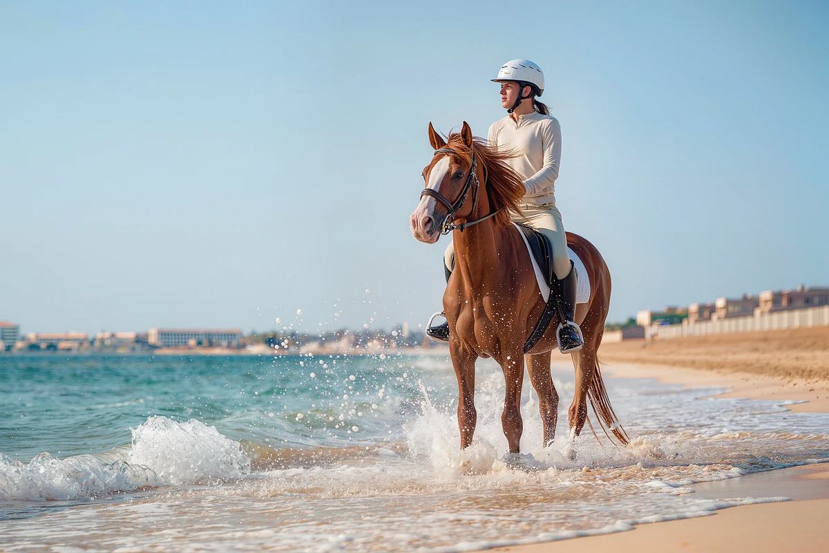 Desert and Sea Horse Riding with Swimming Option Hurghada
