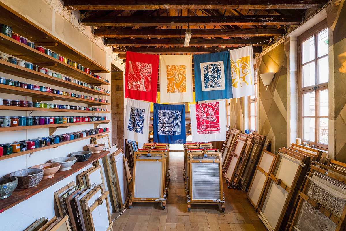 Silk-Screen Printing Workshop Guided Visit in Lyon