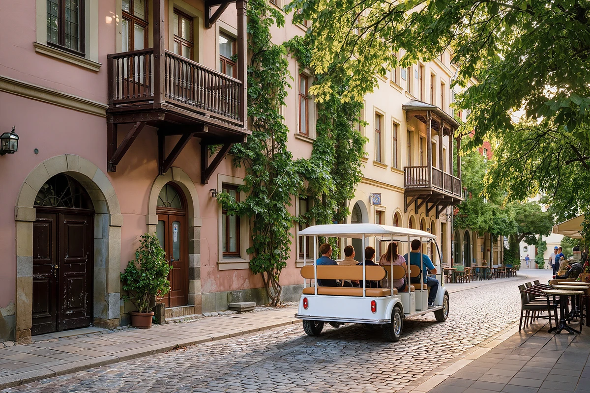 Kazimierz Jewish Quarter & Wartime Ghetto Electric Golf Cart Tour Krakow