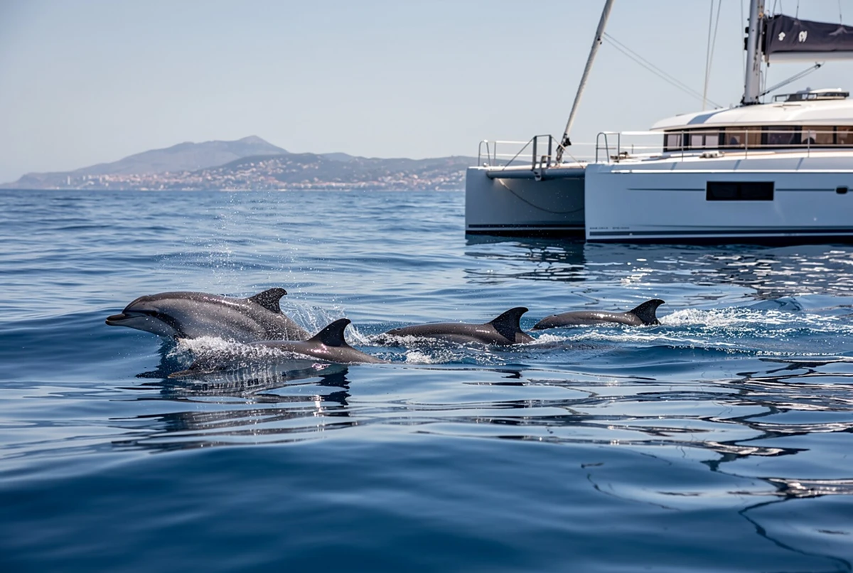 Private Benalmadena Dolphin Watching Catamaran Cruise Malaga