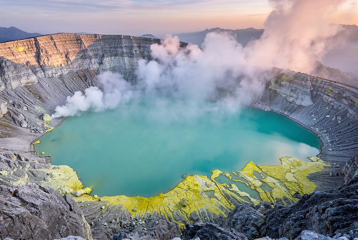 Ijen Crater Blue Fire & Sunrise Hike from Bali with Ferry Transfer