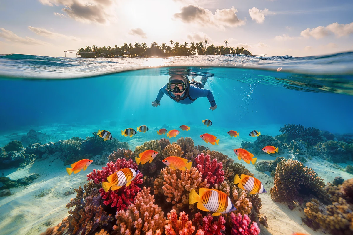 Paradise Island Snorkelling Cruise with Lunch Hurghada