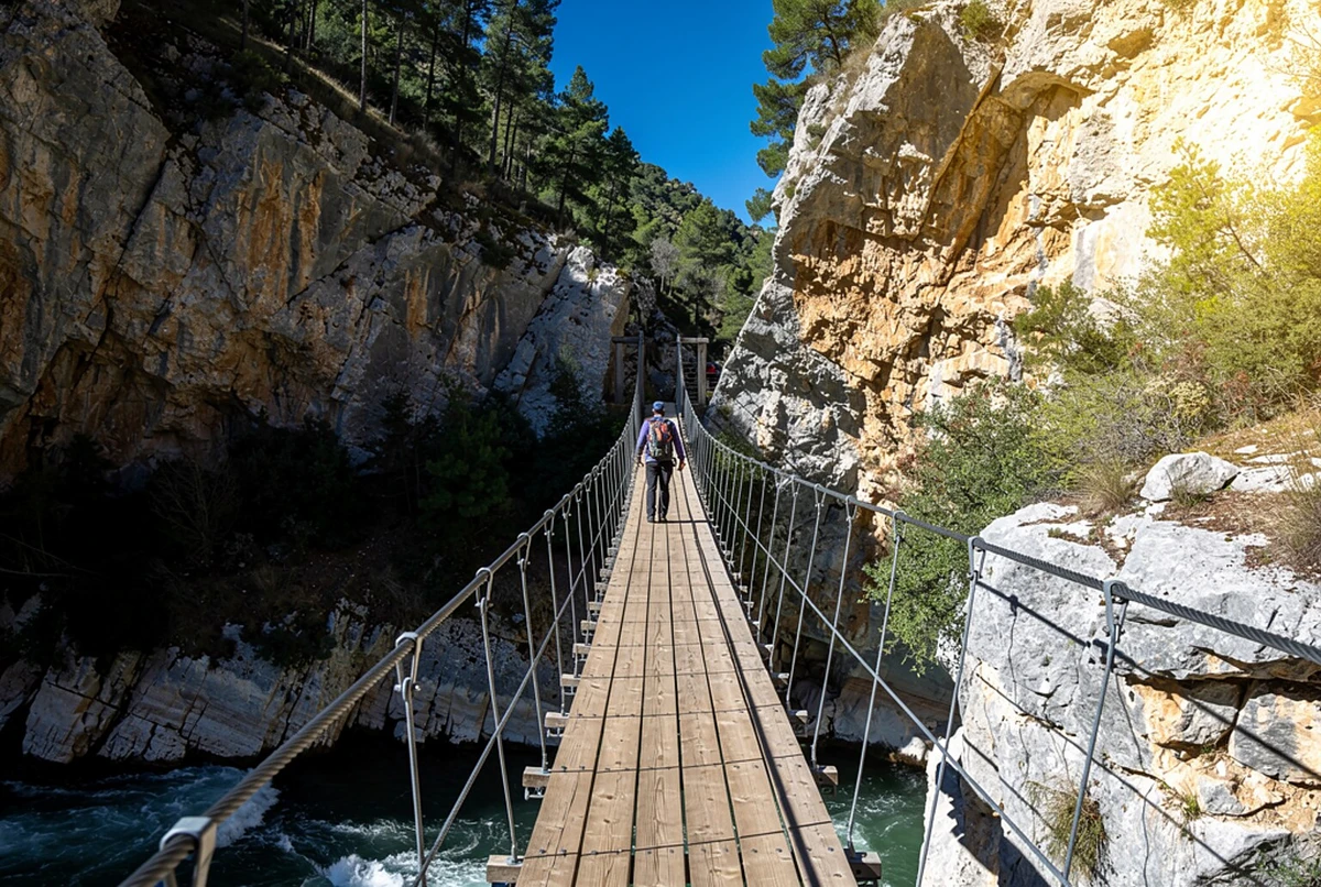 Los Cahorros Canyon Hike with Hanging Bridges & Waterfalls Granada