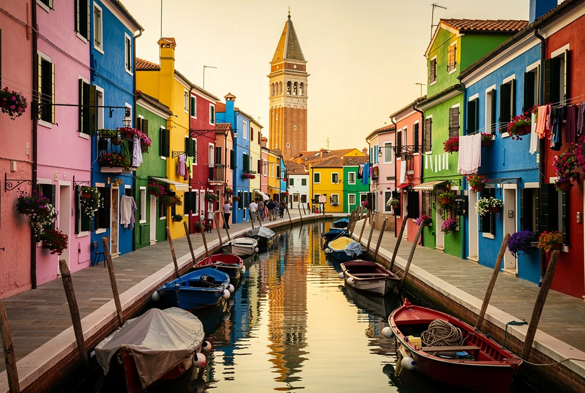 Murano & Burano Islands Boat Tour from Venice