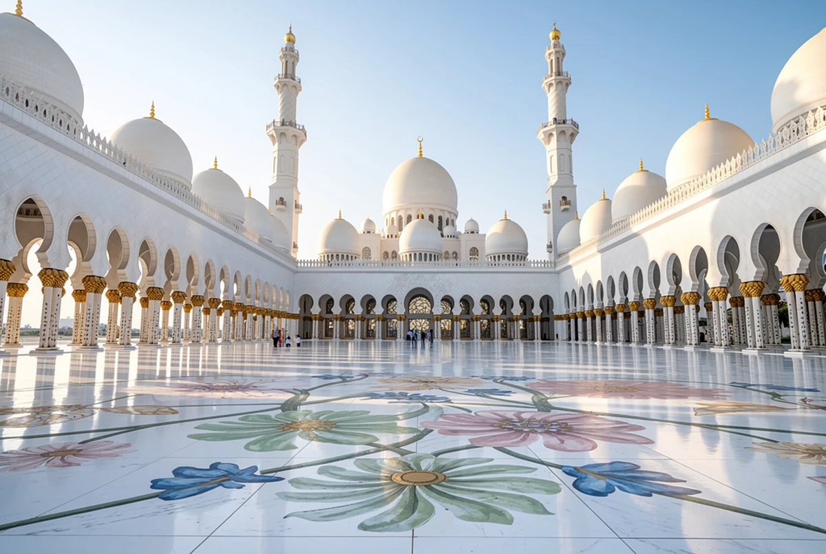 مطار أبو ظبي إلى جامع الشيخ زايد الكبير