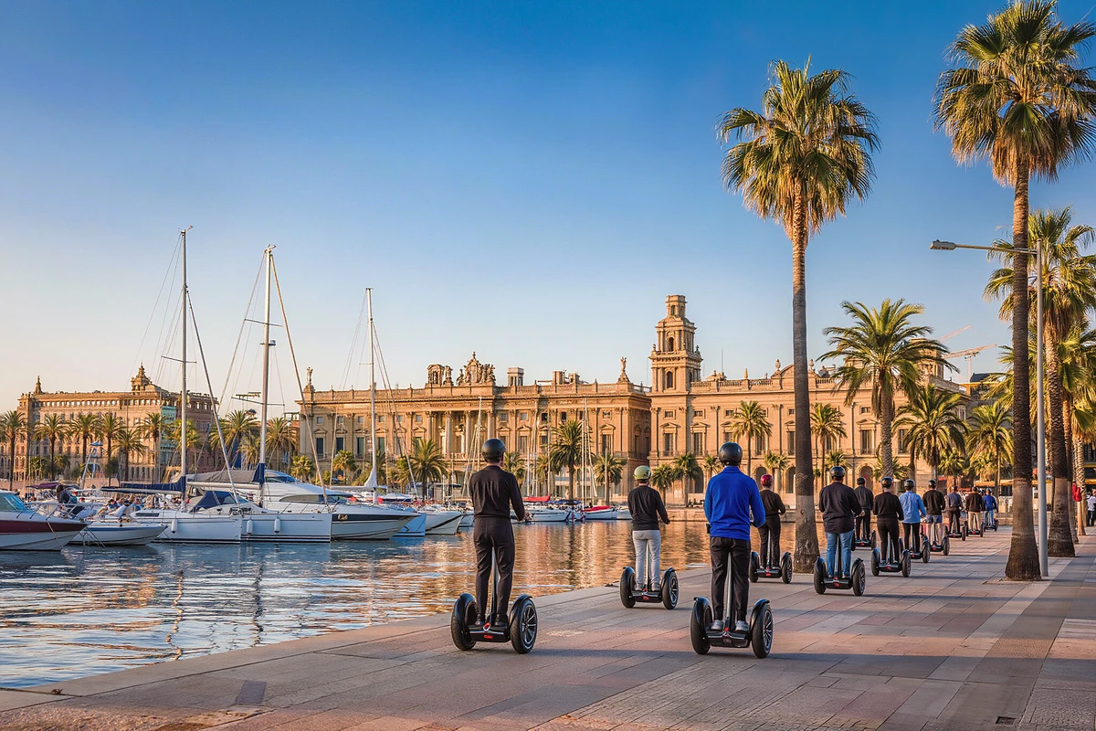 Barcelona Waterfront & Ciutadella Park Guided Segway Tour