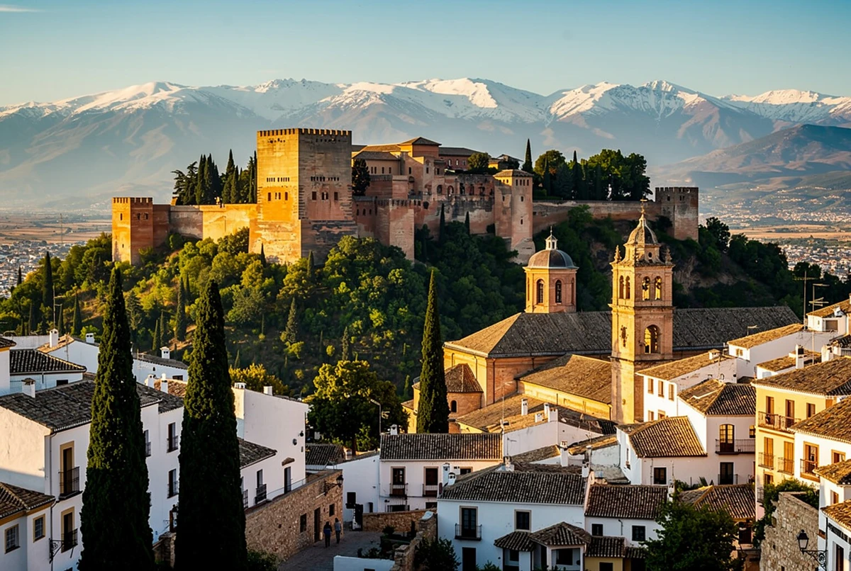 Granada City Train Hop-On Hop-Off Tour with Audio Guide