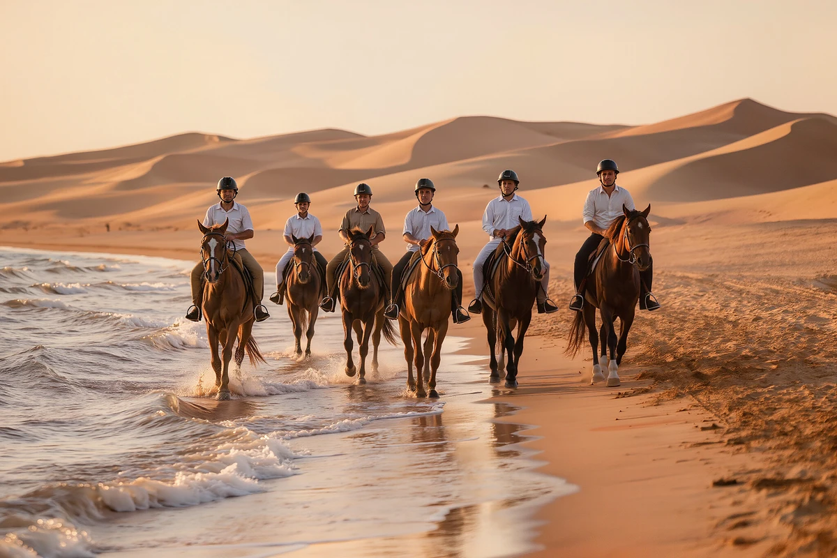 Horse Riding and Swimming with Horses in the Red Sea El Gouna