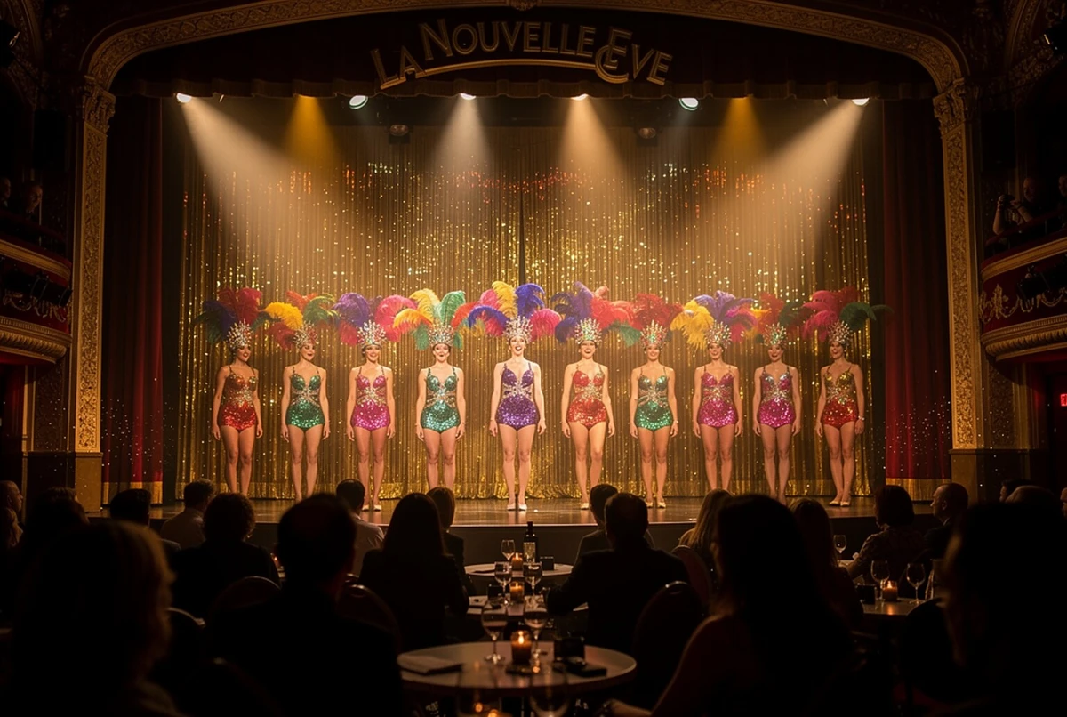 La Nouvelle Eve Cabaret Show Tickets with French Cancan Paris