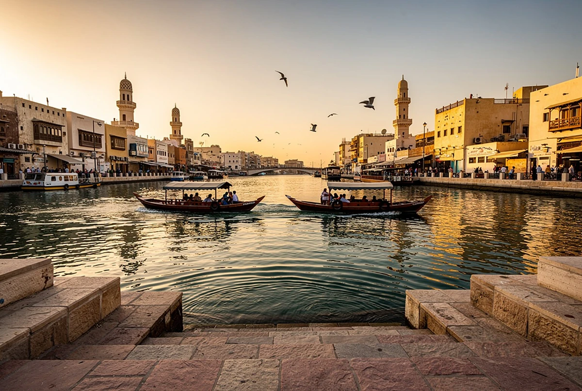 مطار دبي إلى خور دبي