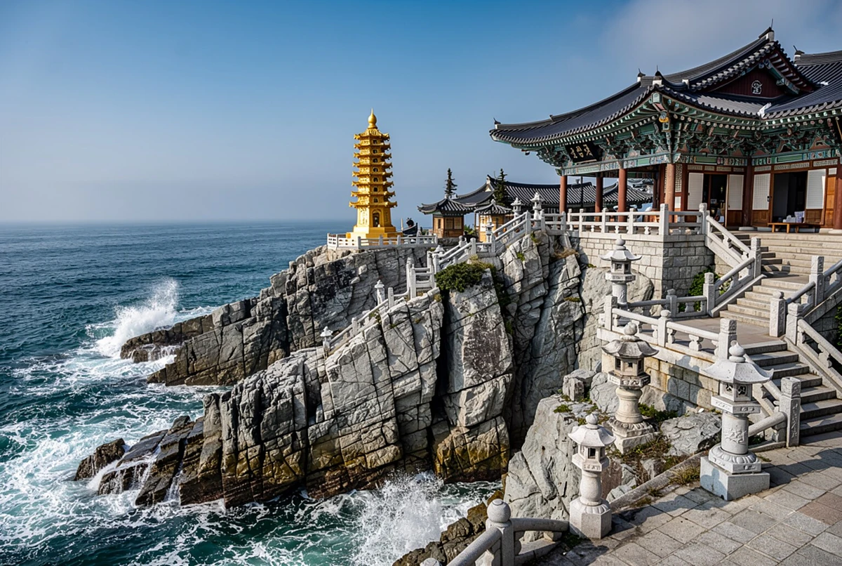 Haeundae Sky Capsule and Yonggungsa Temple Day Trip Busan
