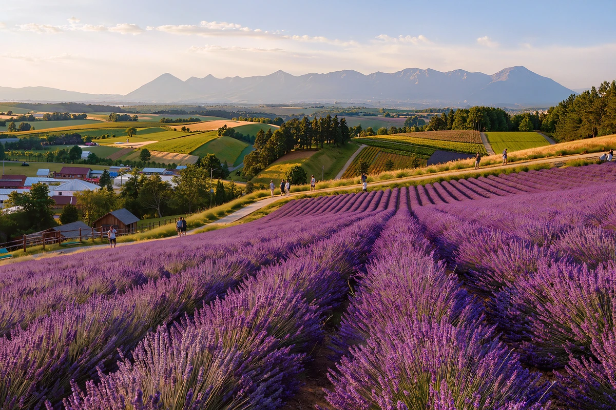 Biei & Furano Flower Fields and Blue Pond Day Tour from Sapporo