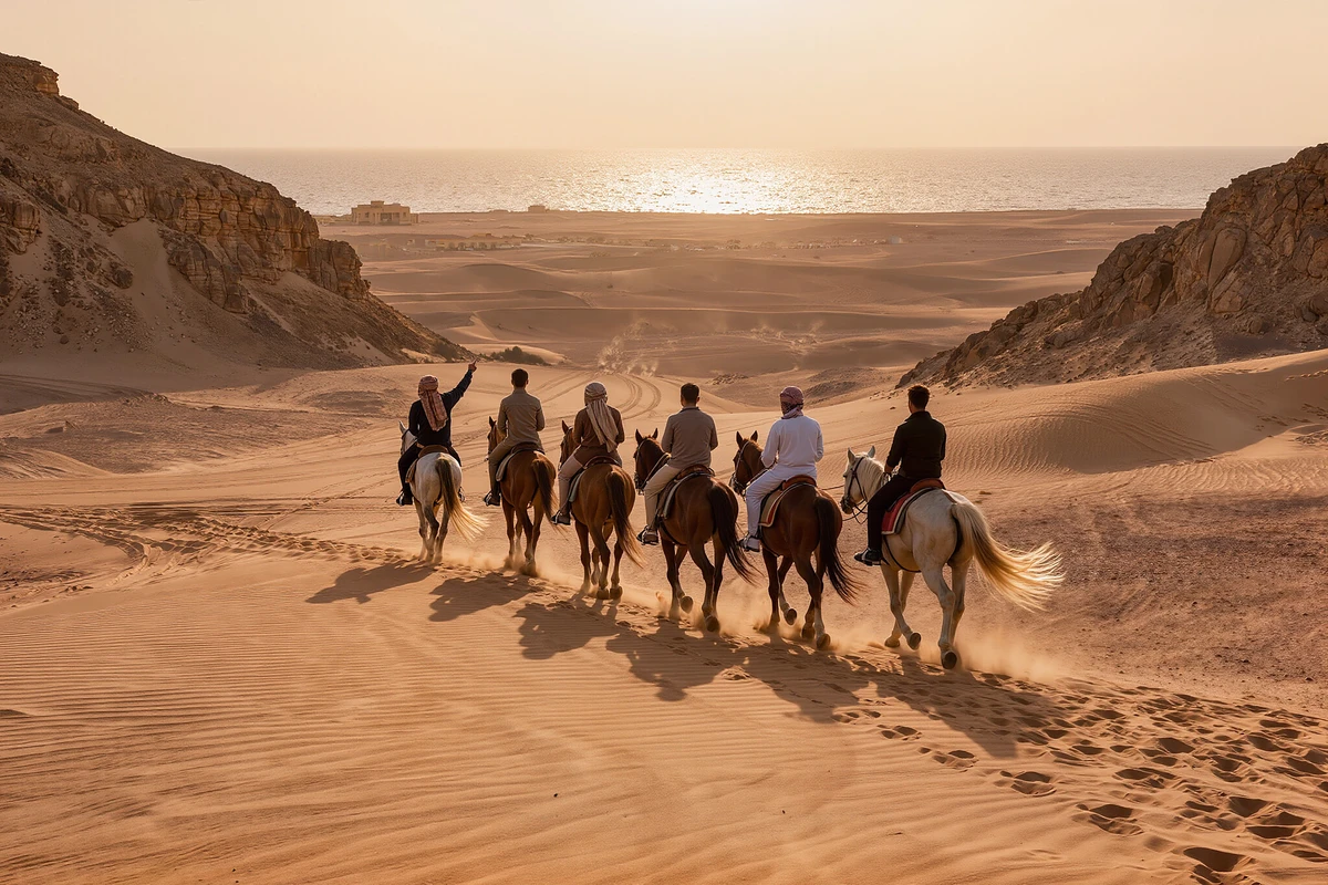 Red Sea Beach & Desert Horse Riding Tour Hurghada