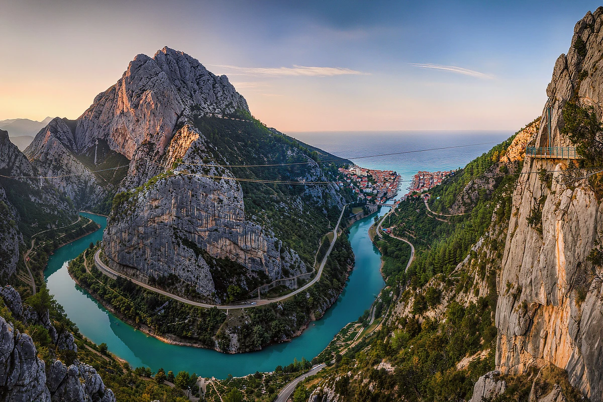 Cetina Canyon Zipline Adventure with Optional Transport Split
