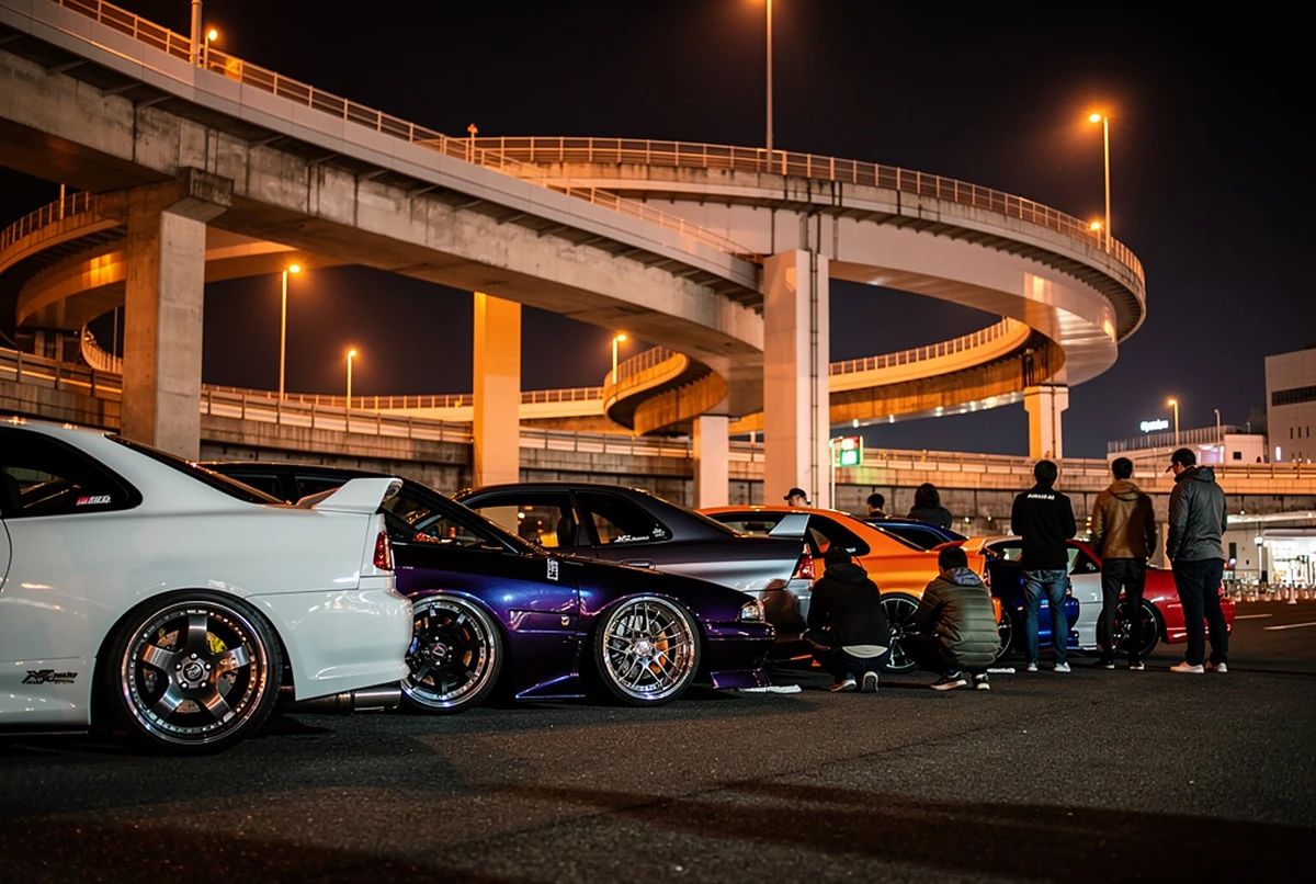 JDM Sports Car Ride & Daikoku Car Meet Tour Tokyo