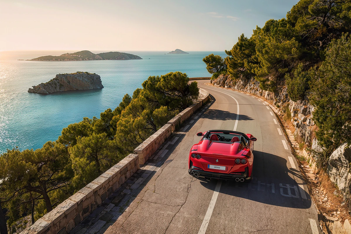 Private Ferrari Guided Ride along the Roads of Cannes