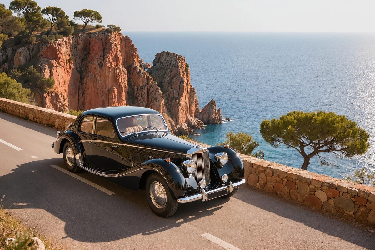Private Vintage Car Half-Day Tour of the French Riviera