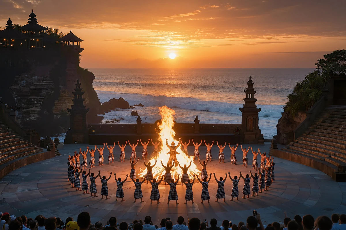 Bali Sunset Tour: Uluwatu Temple, Kecak Fire Dance & Jimbaran Bay