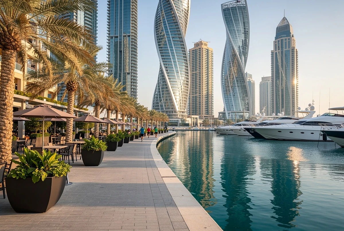 مطار آل مكتوم (DWC) إلى دبي مارينا