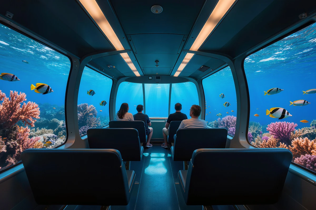 Semi-Submarine Coral Reef Cruise with Snorkelling Stop Hurghada