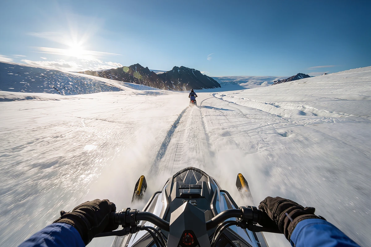 Golden Circle & Langjokull Glacier Snowmobile Day Trip from Reykjavik