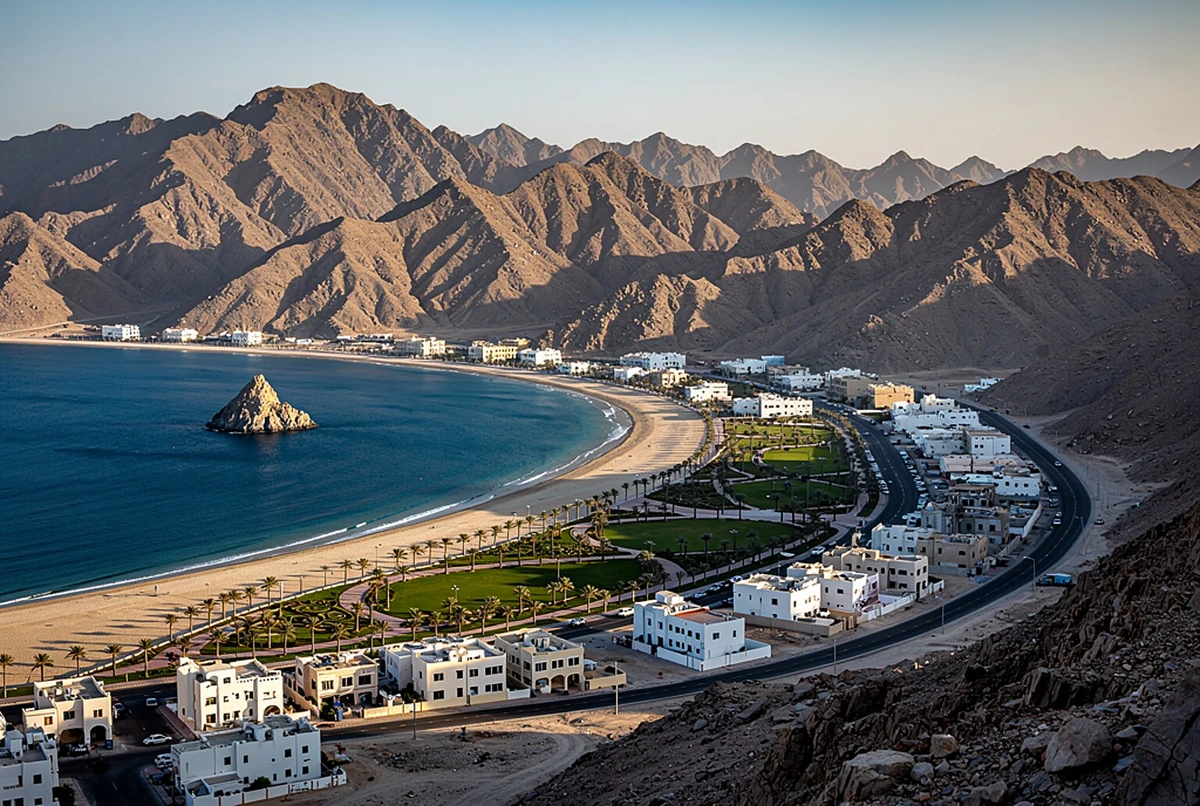مطار الشارقة إلى خورفكان
