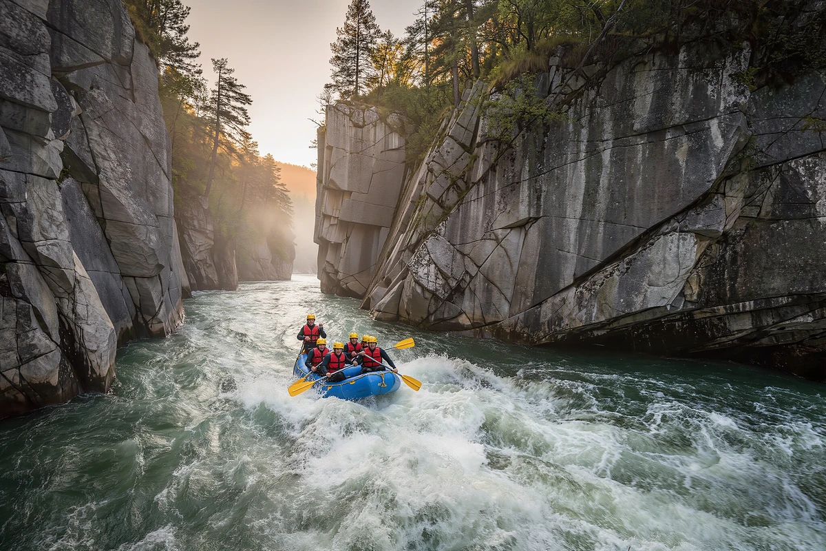 Cetina River Rafting with Caving and Cliff Jumping Split