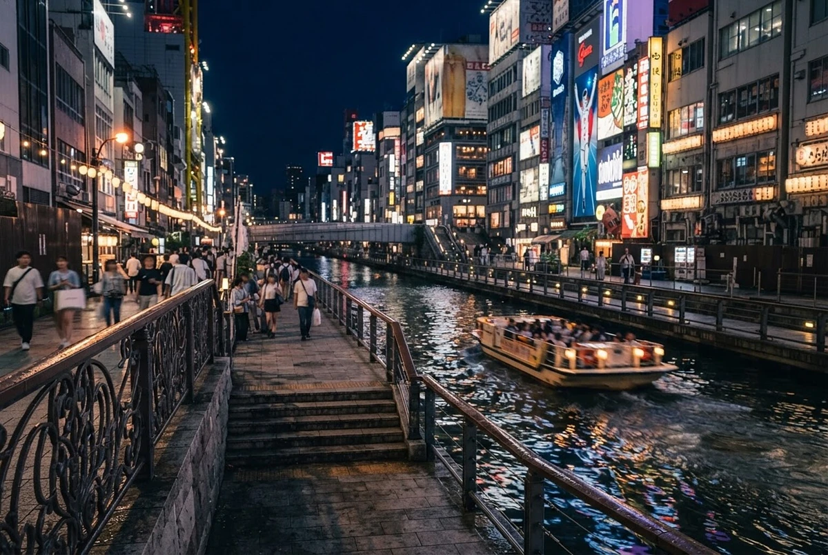 Dotonbori River Cruise with Neon Views Osaka