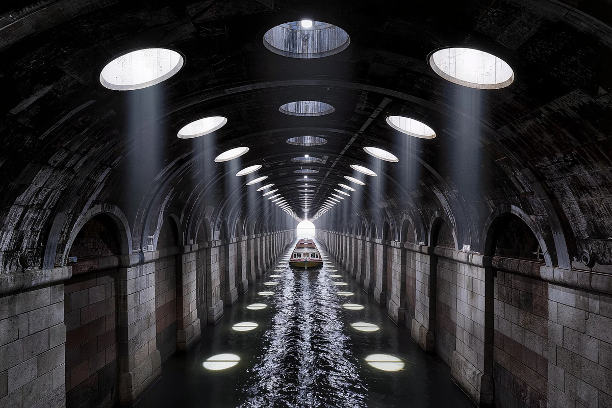 Canal Saint-Martin & Seine River Cruise through the Locks Paris
