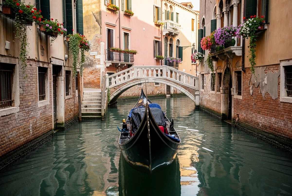 Private Gondola Ride Through Hidden Canals Venice