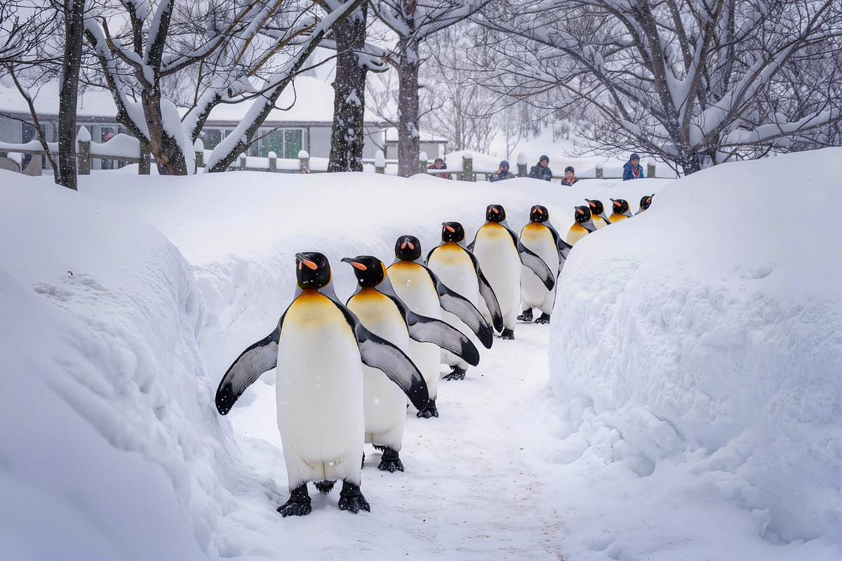 Asahiyama Zoo Winter Day Trip with Snowmobile from Sapporo